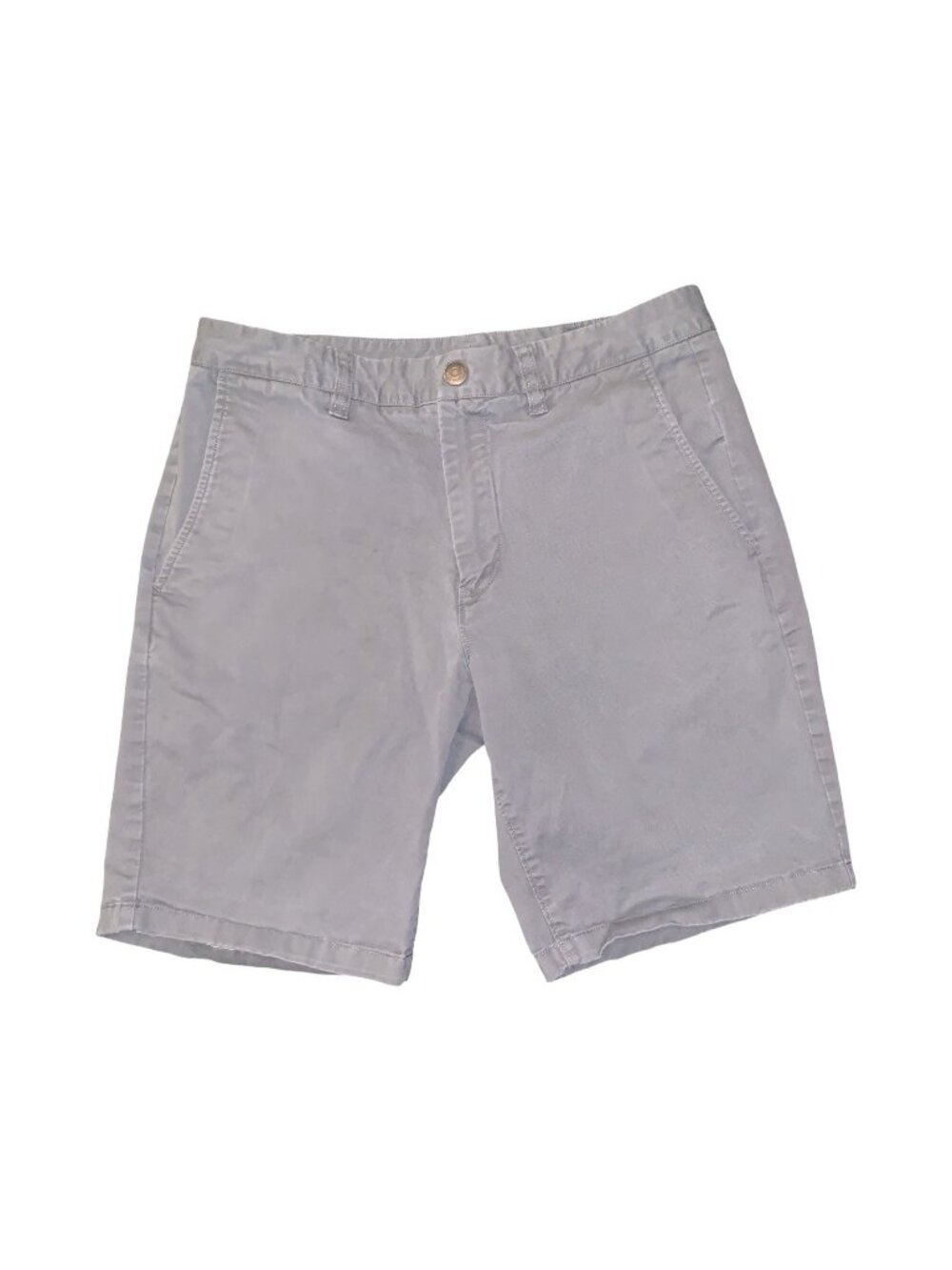 Bonobos Chino Shorts Mens Sz 31 Gray Preppy Casual 9” Inseam Summer Coastal